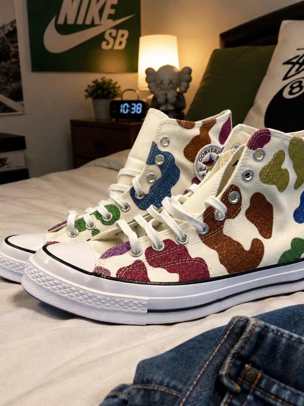 Converse Chuck 70 Hi Pride Rainbow Sole Shoes Men’s Size 11.5 Women’s 13.5